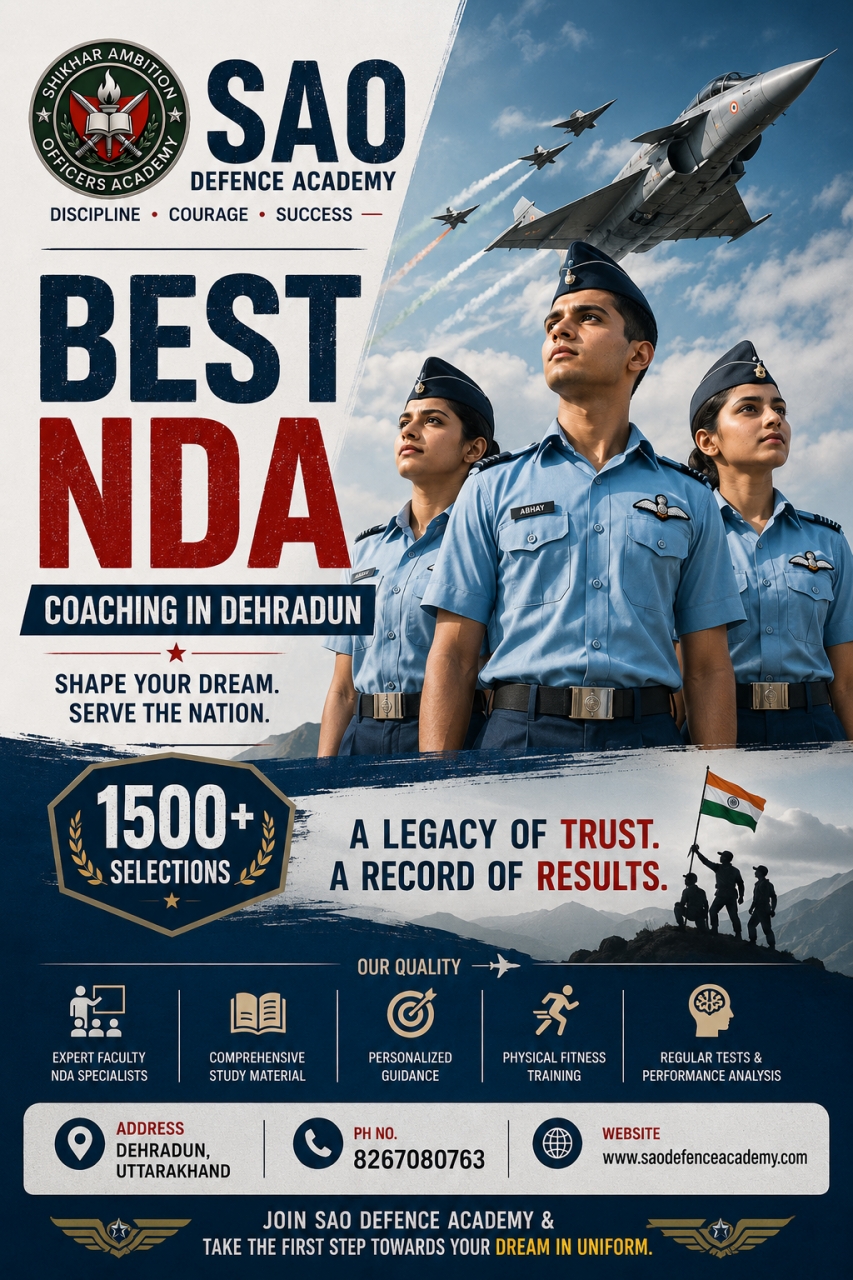 Best NDA Coaching in Dehradun - Dehradun