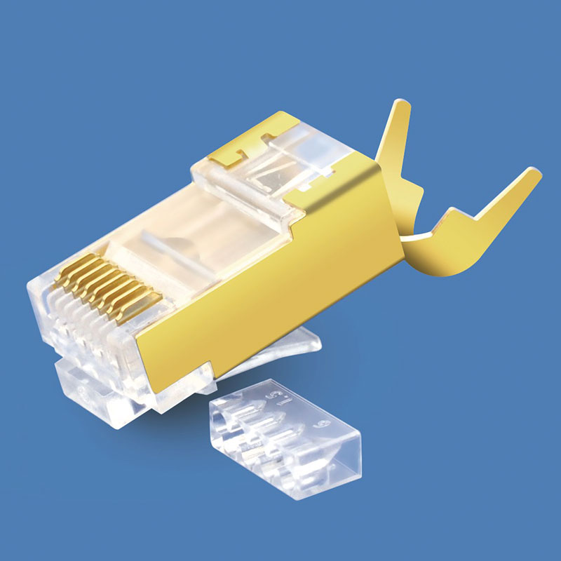 Gold-Plated Shielded RJ45 CAT7 Connector27 - Ajmer