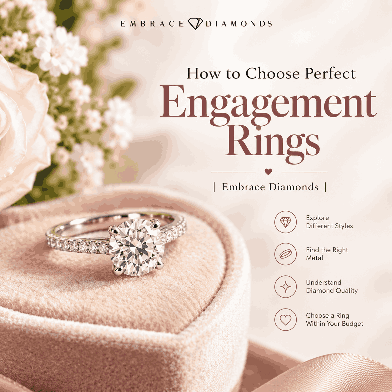 How to Choose Perfect Engagement Rings | Embrace Diamonds - Delhi