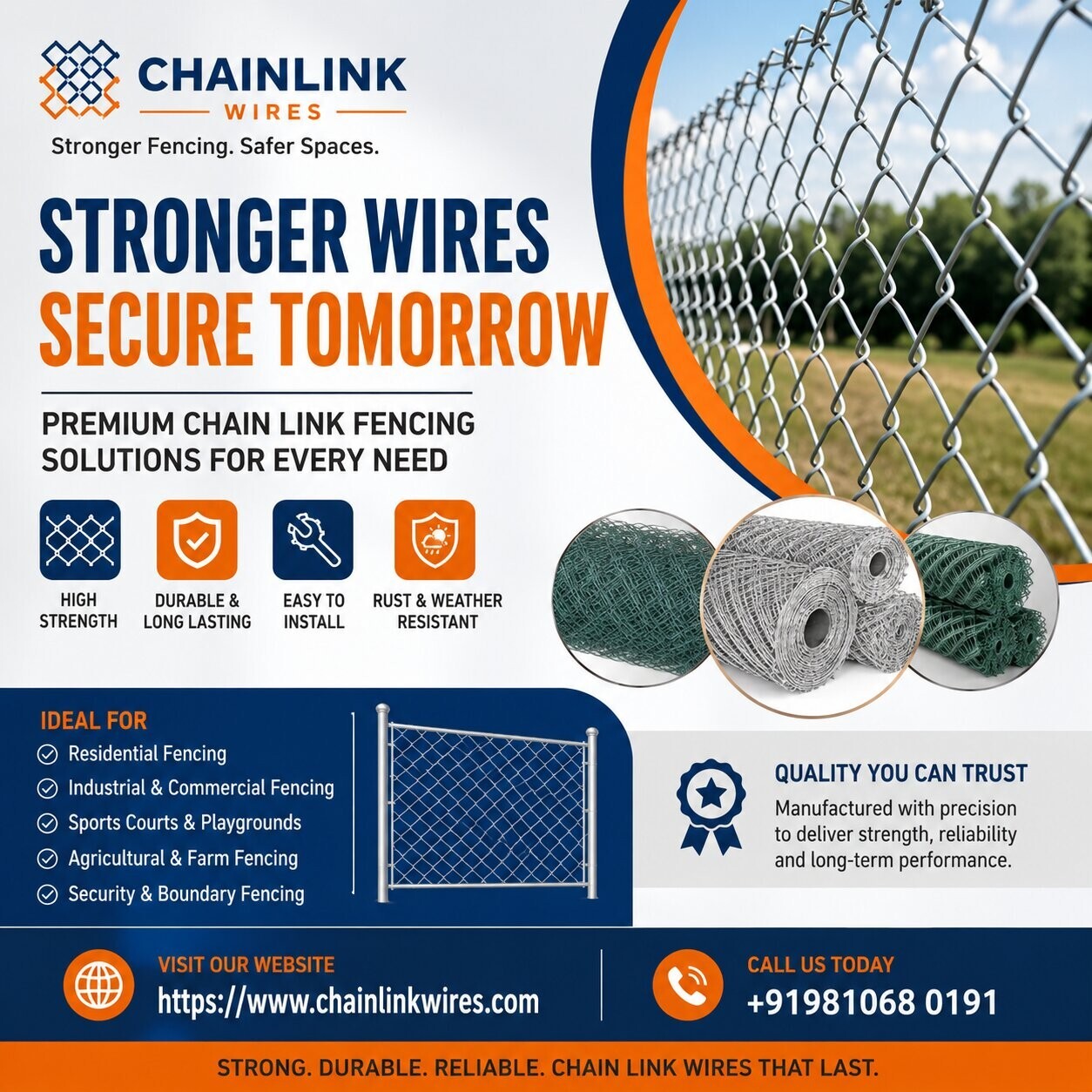 Complete Chain Link Fence Solutions for Modern Security - Delhi