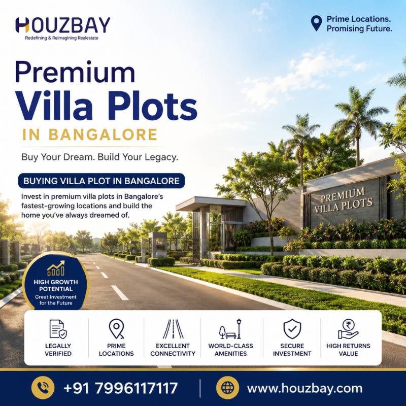 Premium Villa Plots in Bangalore | Buying Villa Plot in Bangalore - Bangalore