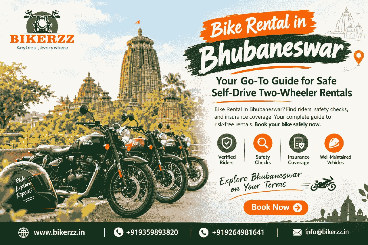 Bike Rental in Bhubaneswar: Your Go?To Guide for Safe Self?Drive Two?Wheeler Rentals - Bhubaneswar