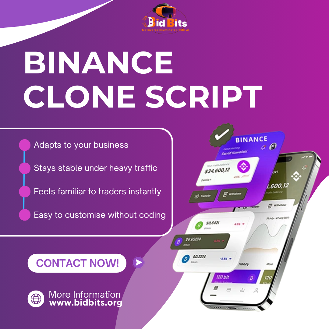 Launch Your Own Crypto Exchange with a Premium Binance Clone Script - Madurai