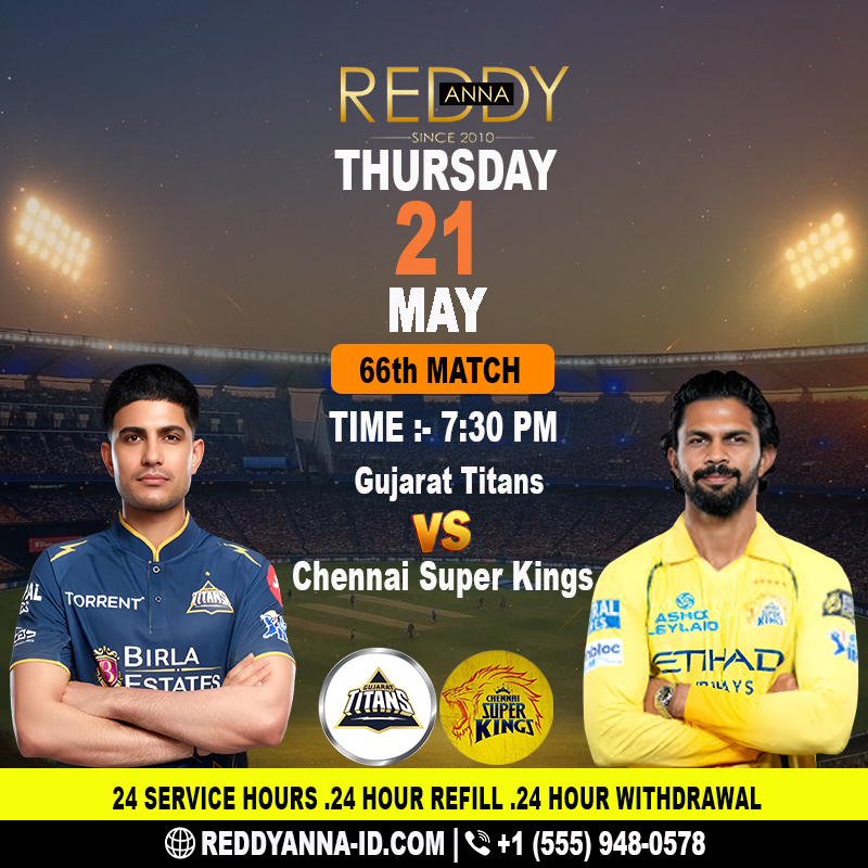 Reddy Anna Book GT vs CSK IPL 2026 Match 66 Fantasy Insights Build Interest - Delhi