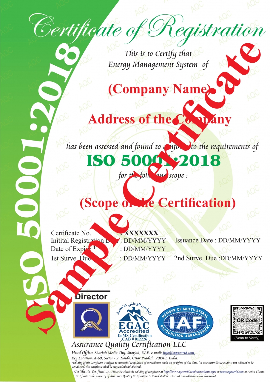 ISO 50001 Energy Management Systems Certification - Noida