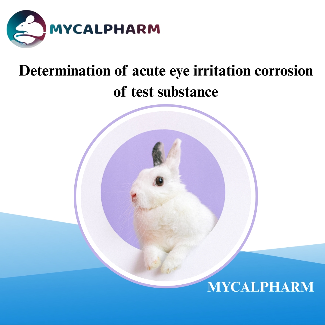 Determination of acute eye irritation corrosion of test substance - Delhi