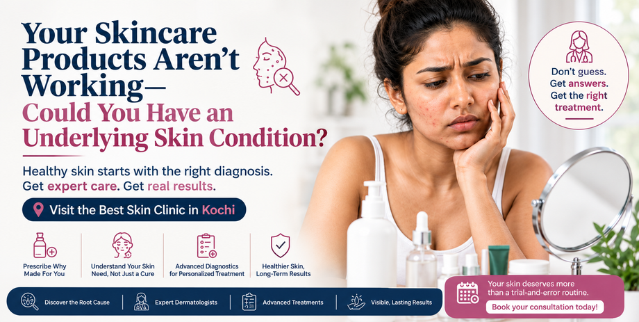 Your Skincare Products Aren’t Working—Could You Have an Underlying Skin Condition? - Kochi