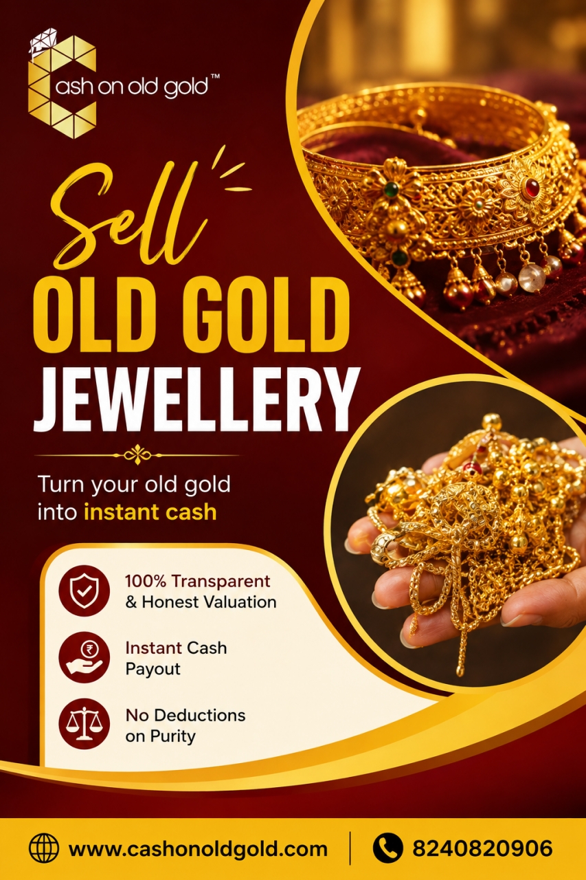 Sell Old Gold Jewellery for Cash at the Best Value