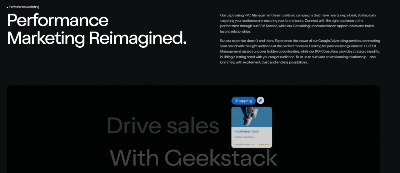 Performance Marketing Services in India Geekstack - Coimbatore