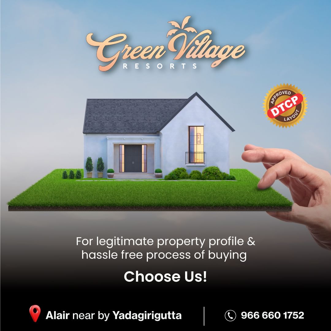 Dtcp approved plots for sale in Aleru Hyderabad Bhuvanasurya Developers - Hyderabad