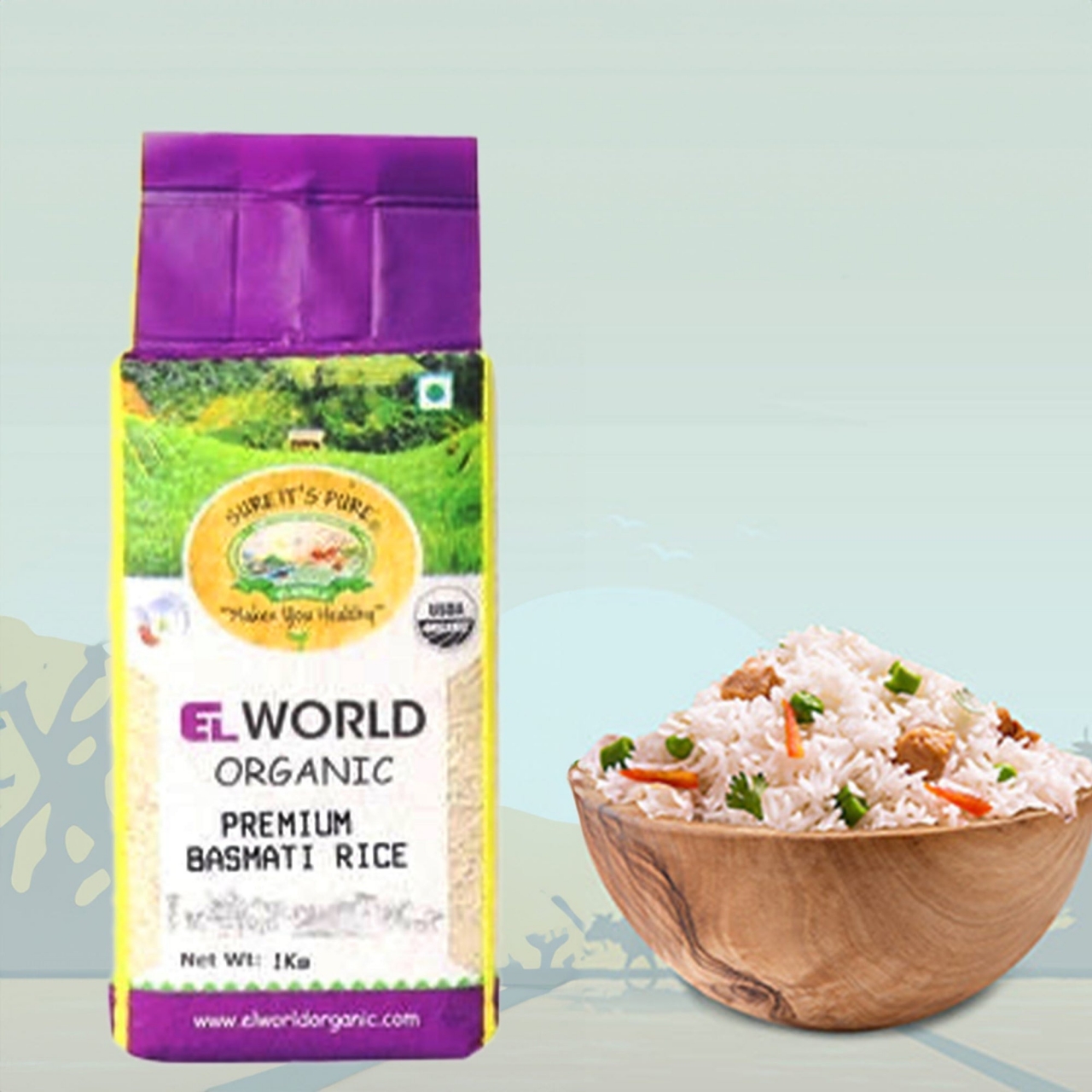 Basmati Rice | Elworld organic - Delhi