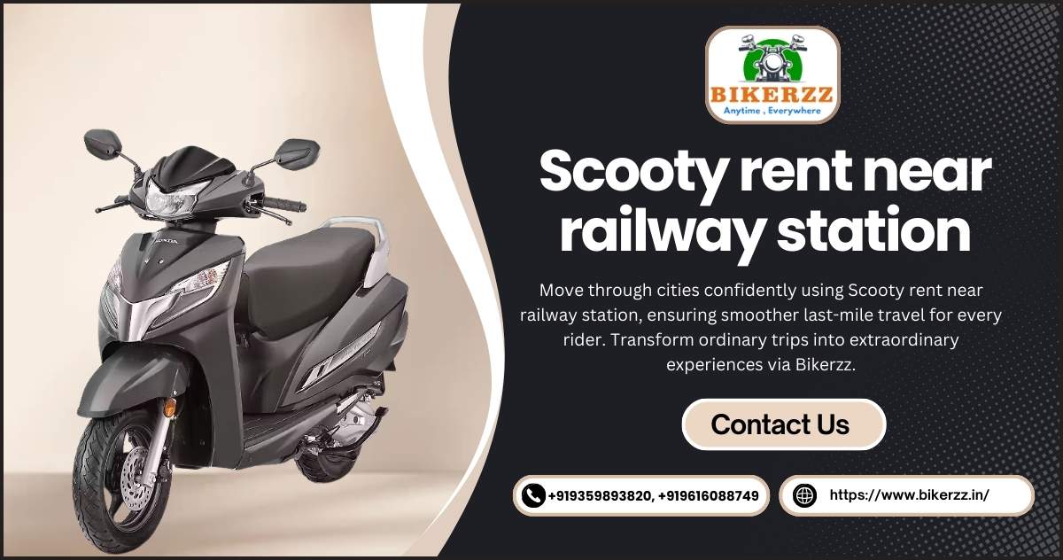 Enjoy Memorable Journeys With Scooty rent near railway station - Varanasi