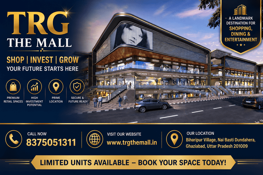 Why Trg Mall Noida Extension Is Attracting Smart Investors In 2026 - Noida
