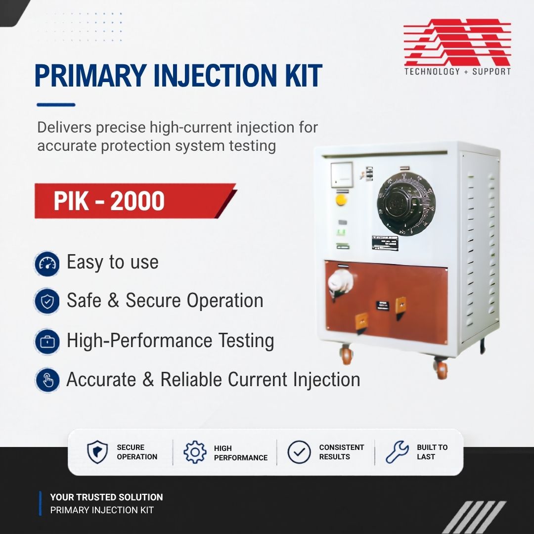 Primary Injection Kit – High Current Testing for Substations & Switchgear - Gurgaon