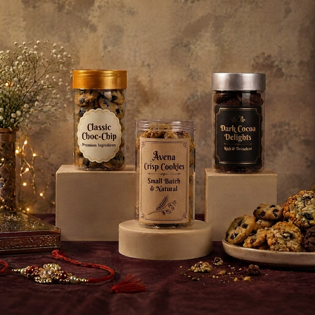 Rakhi Gifting Guide: Best Ways to Pack Homemade Treats in Clear Tin & Clear Plastic Jars - Noida