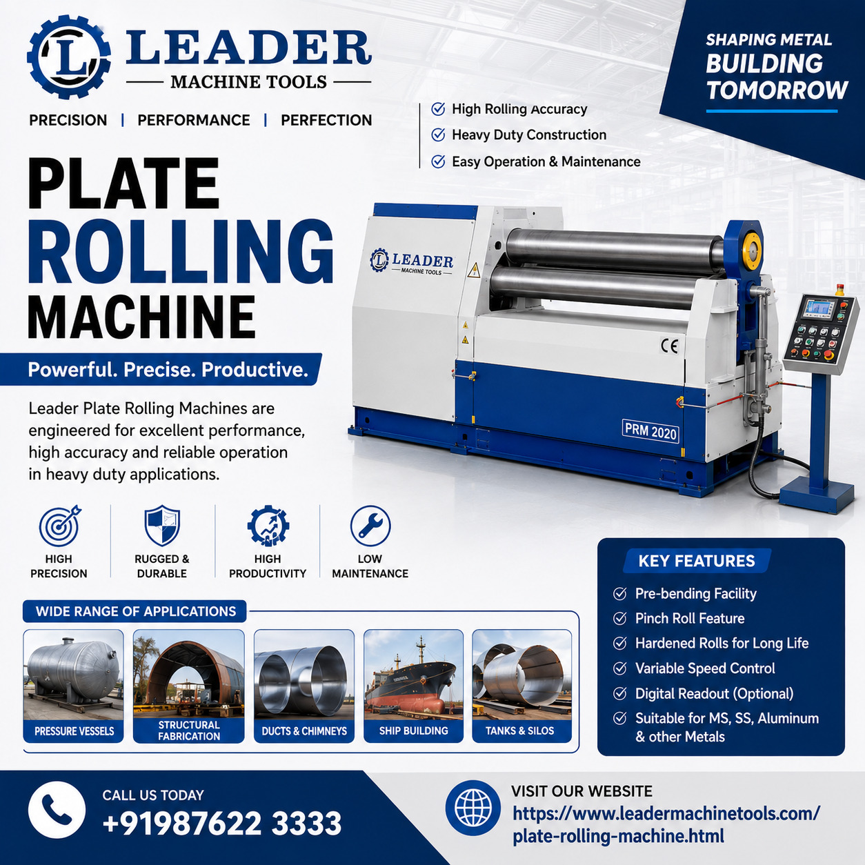 Plate Rolling Machine Manufacturer in India - Chandigarh
