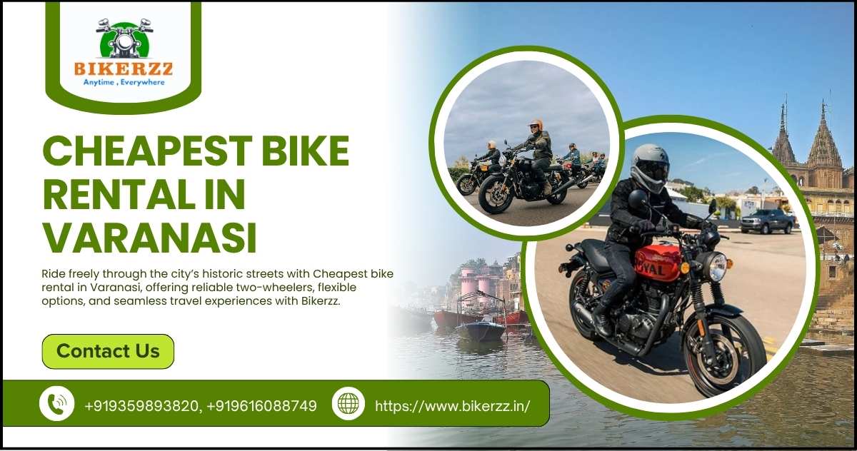 Glide across city lanes via Cheapest bike rental in Varanasi  - Varanasi
