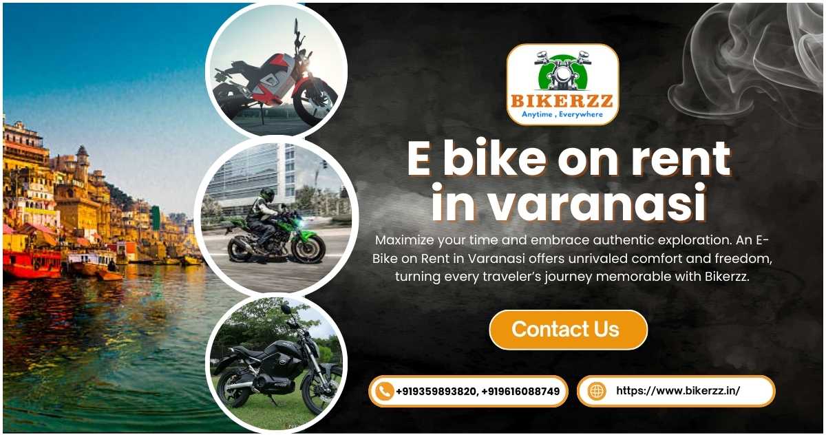 Beat the city rush through an E-Bike on Rent in Varanasi ride - Varanasi