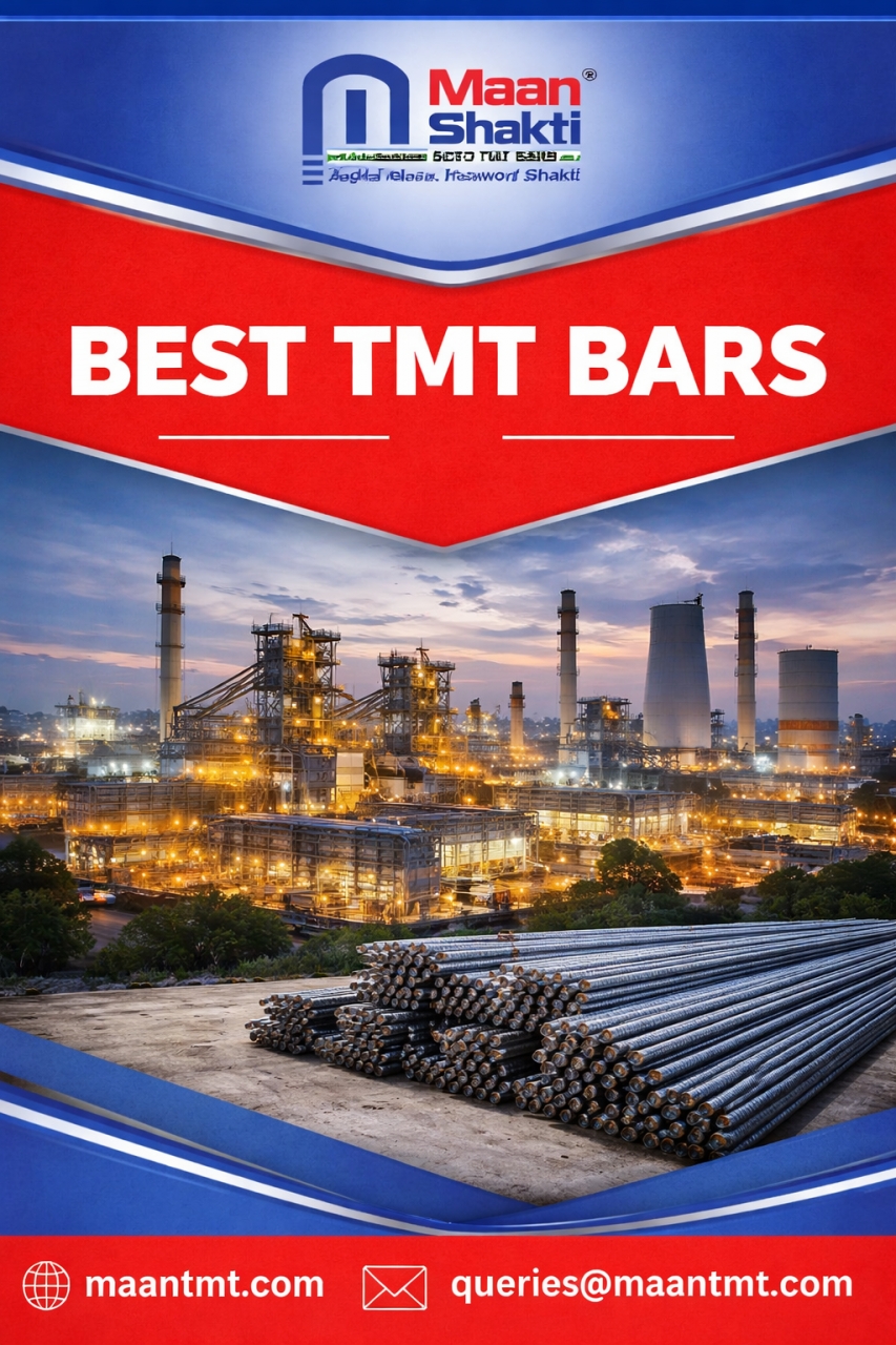 Best TMT Bars for House Construction in Kolkata - Maan Shakti - Kolkata