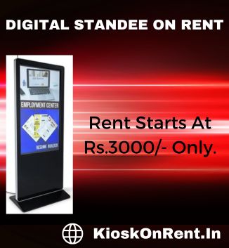 Digital Standee On Rent Starts At Rs.3000/- Only In Mumbai