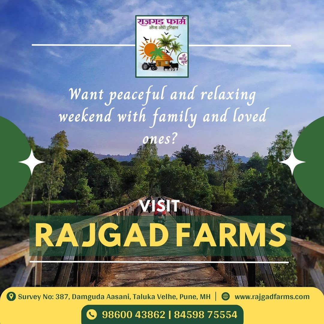 One Day Picnic Spot Near Pune | One Day Trip Packages Near Pune - Rajgad Farms									 - Pune