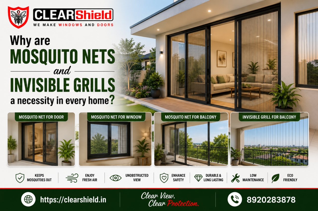 Why are mosquito nets and invisible grills a necessity in every home? - Delhi