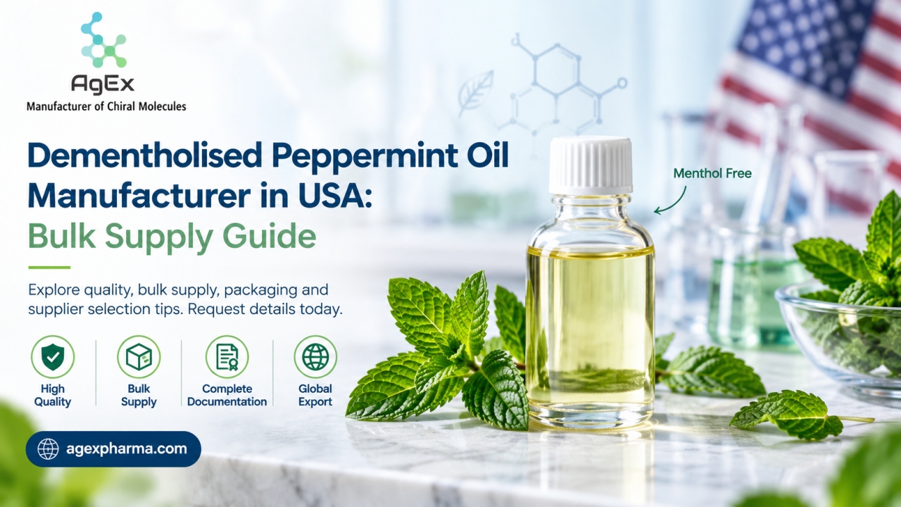 Dementholised Peppermint Oil Supplier for Bulk Requirements – Agex Pharma - Gurgaon