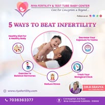 Female infertility treatment options at Riya Fertility & Test Tube Baby Centre - Hyderabad