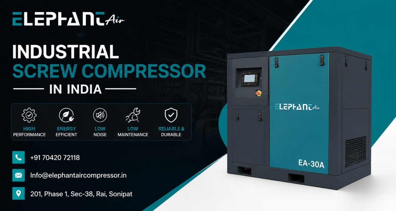 Industrial Screw Compressor in India | Dr Arun Prasad - Hisar